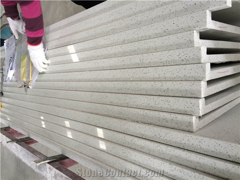 China White Quartz Stone Countertops