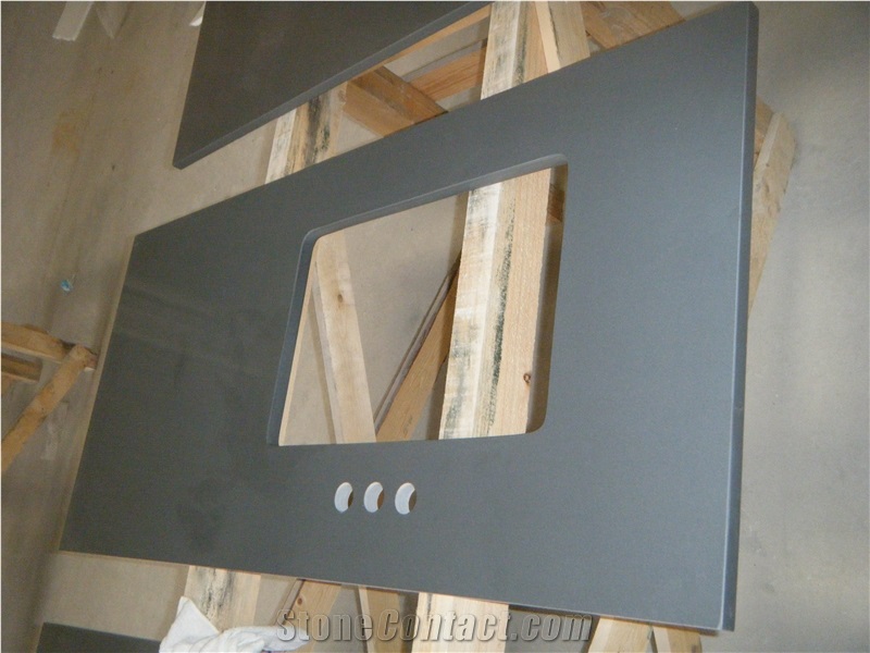 China White Quartz Stone Countertops