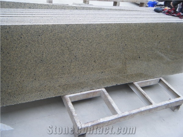 China Yellow Granite Ally Gold Slabs & Tiles