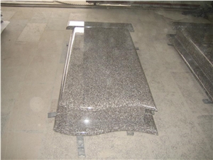 Chinese G664 Polished Single Tombestone and Monuments in Western Style Design, G664 Granite Monument & Tombstone