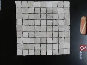 Dark Emperador,Noce Travertine,Beige Mixed Random Shape Mosaic,Honed Finish