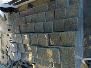 G654 Granite Cube Stone, Paving Stone, Natural Cube, Flamed Paving, China Dark Grey Cube