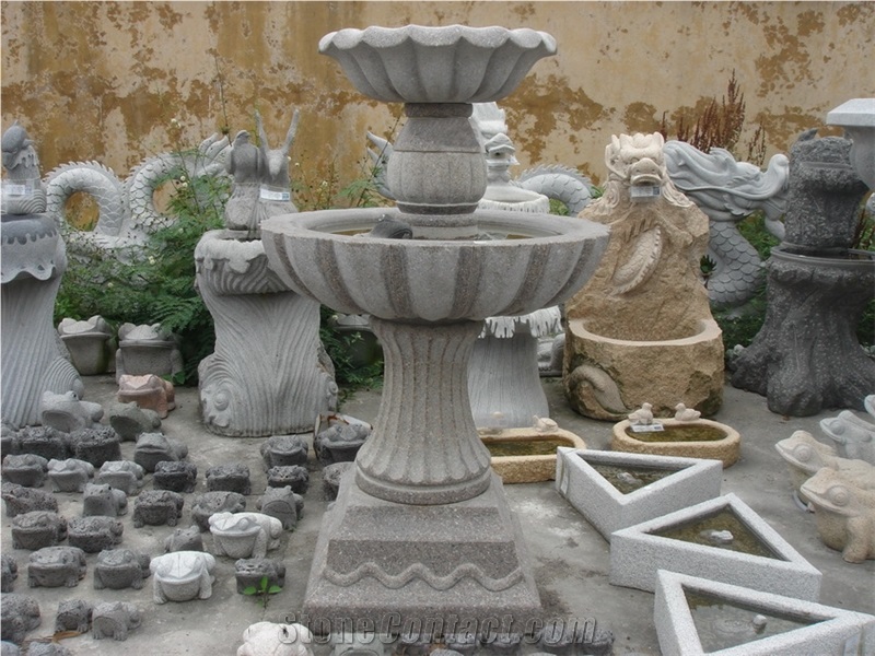 Granite Water Fountain,Pink Granite Water Fountain,Wellest Exterior Water Granite Fountain,Garden Fountain,Carved Sculpture Fountain, G606 Pink Granite Garden Fountains