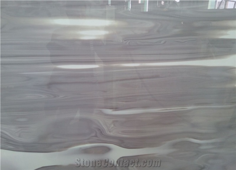 Grey Serpegiante Nano 3 Crystallized Stone, Nano Glass Panels Crystalized Stone Slabs & Tiles, Polished Wooden Nano Glass