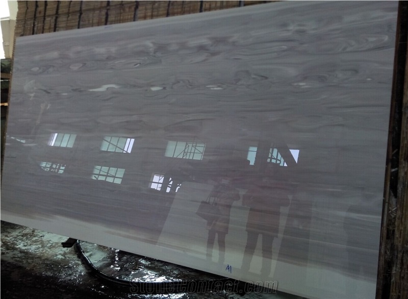 Grey Serpegiante Nano 3 Crystallized Stone, Nano Glass Panels Crystalized Stone Slabs & Tiles, Polished Wooden Nano Glass