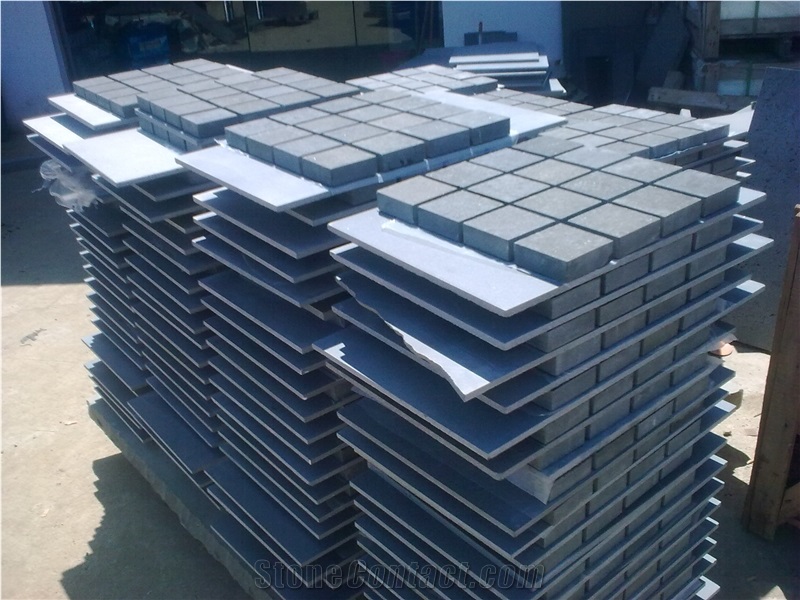 Hainan Lava Stone Kerbstone, Grey Basalt Kerbs, Road Stone