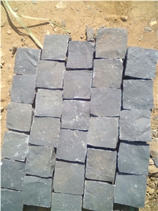 Low Price Pavers, Zhangpu Black Granite Pavers/Cube Stone,China Blak Granite Cobble Stone