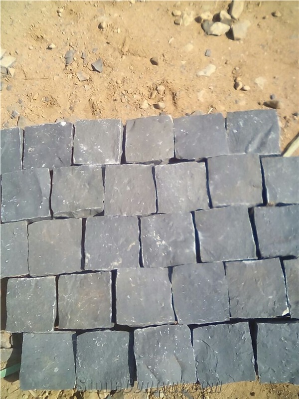 Low Price Pavers, Zhangpu Black Granite Pavers/Cube Stone,China Blak Granite Cobble Stone