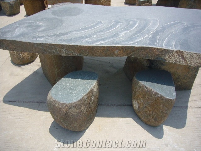 Multicolor Granite Tables&Chairs