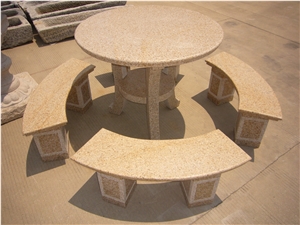 Multicolor Granite Tables&Chairs