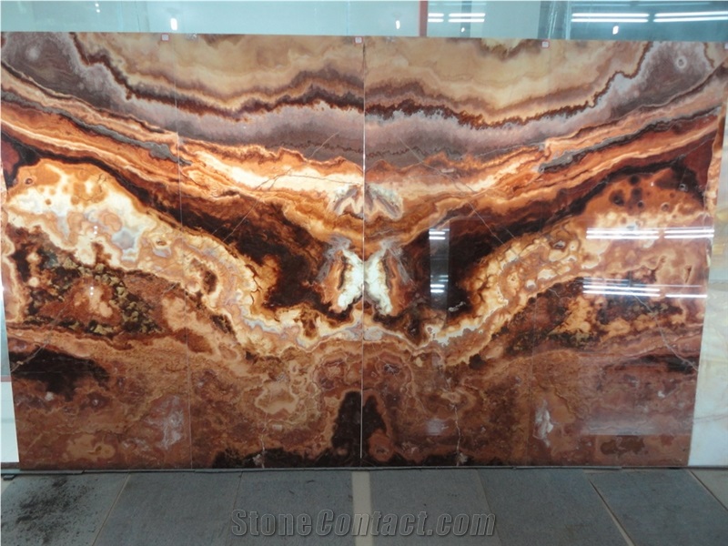 Onyx Composite Slabs, Iran White Onyx