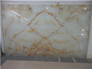 Onyx Composite Slabs, Iran White Onyx