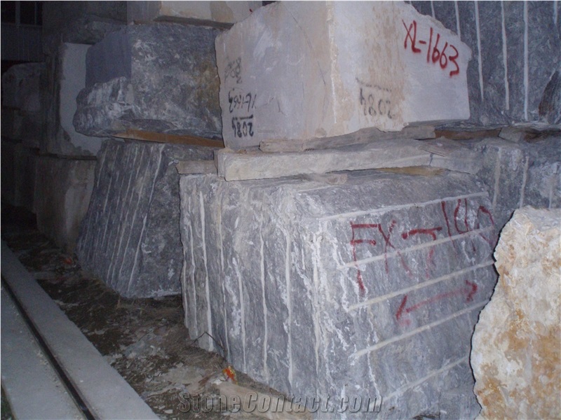 Overloard Flower Grey Marble Block