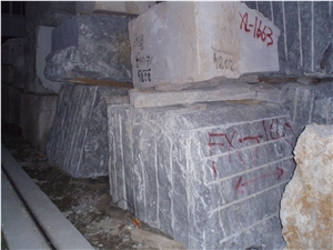 Overloard Flower Grey Marble Block