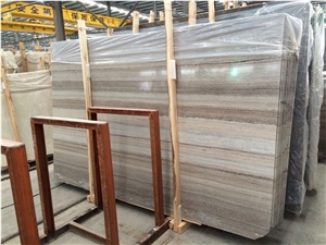 Wooden Crystal Marble Slab, China Pink Marble