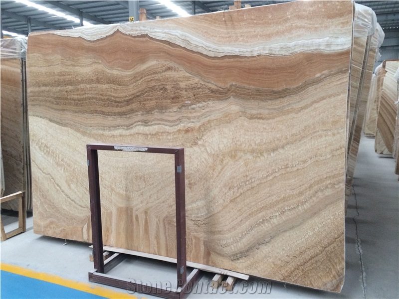 Wooden Onyx Slab,Multicolor Iran Onyx