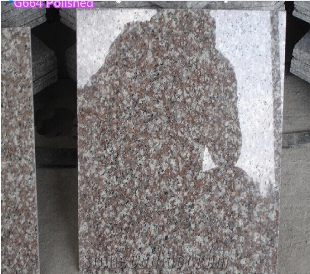 G664 Granite Slabs and Tiles for Floor and Wall Covering, China Loyuan Red Granite Violet Flooring