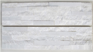 Natural Surface White Cultured Stone, Wall Cladding, Stacked Stone Veneer