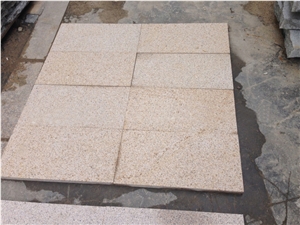 New G682 Granite Tiles & Slabs, Rusty Yellow Grante Tiles & Slabs. Giallo Fantasia Flamed Wall/ Floor Coverting