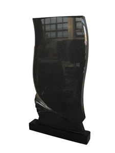 Shanxi Black Granite Tombstone Me-502,Absolute Black Monuement