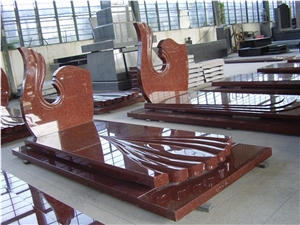 Tombstone & Monument Design,Indian Red Granite Monument,Imperial Red Tombstone,Carving Headstone,China Tombstone & Monument Supplier