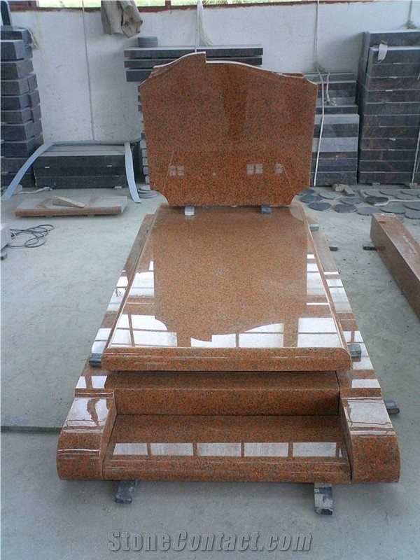 Tombstone & Monument Design,Indian Red Granite Monument,Imperial Red Tombstone,Carving Headstone,China Tombstone & Monument Supplier