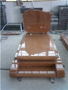 Tombstone & Monument Design,Indian Red Granite Monument,Imperial Red Tombstone,Carving Headstone,China Tombstone & Monument Supplier