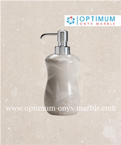 Botticina Flower Marble Dispenser Bathroom Accessories