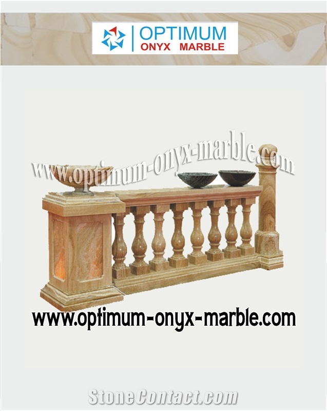 Marble Balustrade - Teakwood