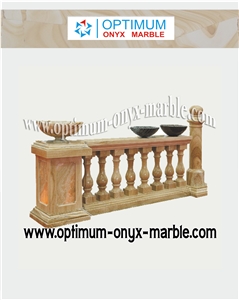 Marble Balustrade - Teakwood