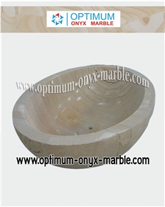 Marble Bath Tub - Teakwood