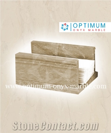 Marble Paper Holders, Bathroom Accessories -Botticina Cream Paper Holders
