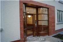 Persian Red Travertine Project