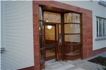 Persian Red Travertine Project