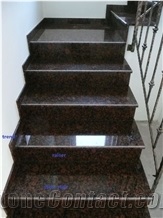Tan Brown Granite Steps