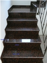 Tan Brown Granite Steps