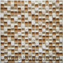 Travertine Glass Mosaic
