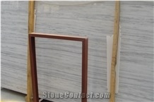 White Riverside Marle Slabs, China White Marble
