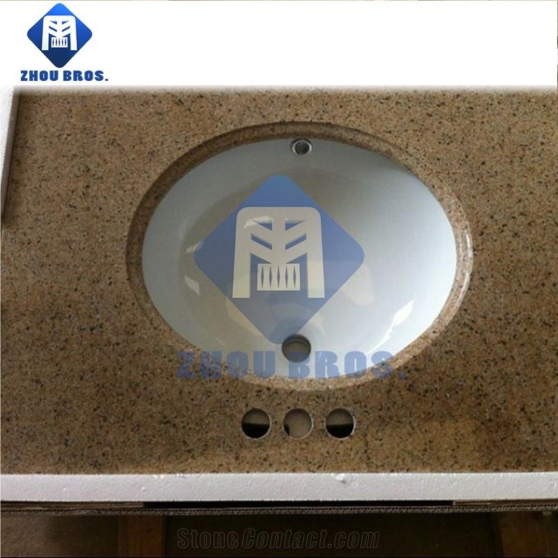 G682 Granite Slabs & Tiles, Granite Countertop for Kitchen and Vanity