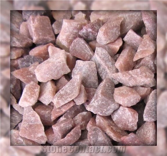 Quarzite Gravel, Pink Quartzite Gravels