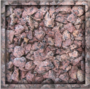 Rosa Raveno Red Granite Gravels