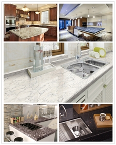 Lg White with Grey Moving Veins Quartz Stone Tiles & Slabs