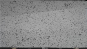Quartz Countertops with Movements through White Body