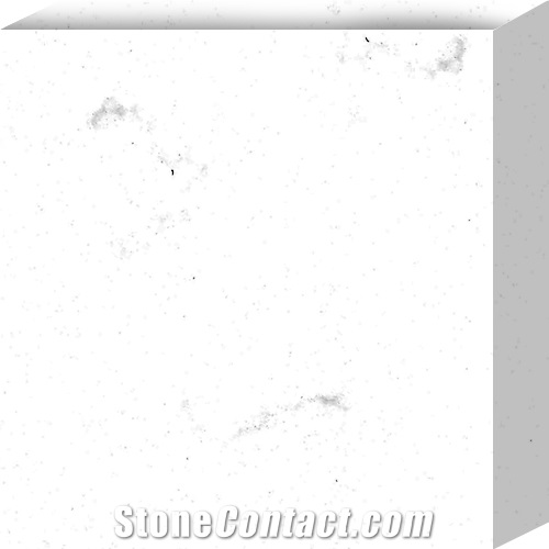 White with Grey Moving Veins Quartz Stone Tiles & Slabs,White Engineered Stone