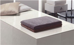 White with Grey Moving Veins Quartz Stone Tiles & Slabs,White Engineered Stone