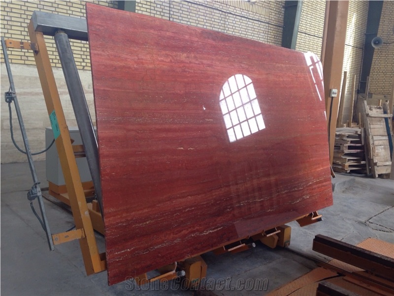 Iran Red Travertine (Red Soraya Travertine)