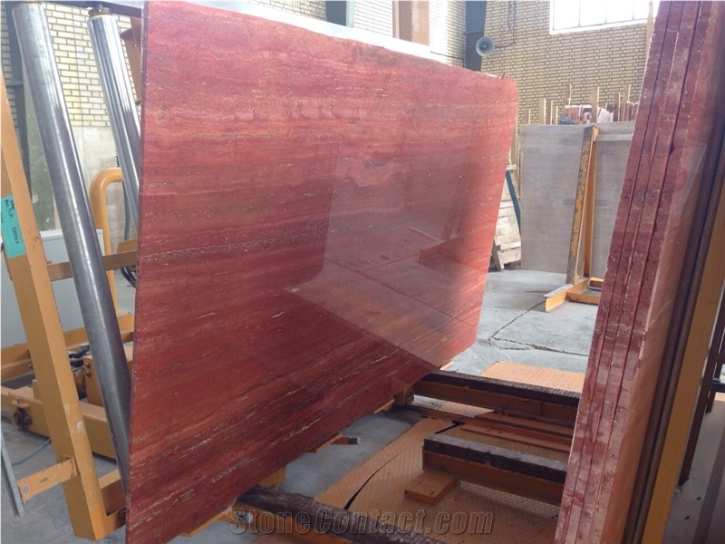 Iran Red Travertine (Red Soraya Travertine)