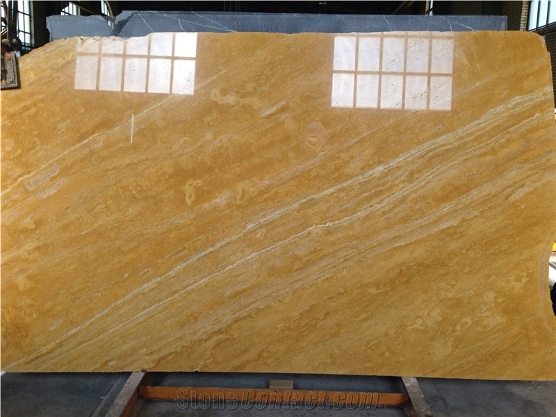 Yellow Travertine Slabs