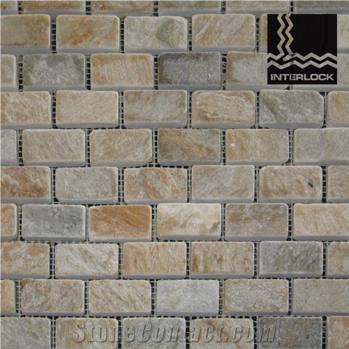 Quartzite Mosaic Tumbled Salsa