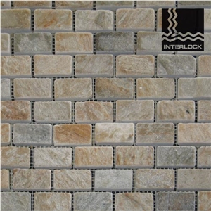 Quartzite Mosaic Tumbled Salsa